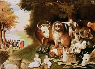 The Peaceable Kingdom by Edward Hicks