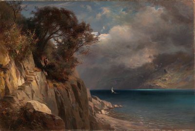 Lake Scene, 1875 by Edward L. Custer