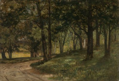 Untitled (landscape with trees) by Edward Mitchell Bannister