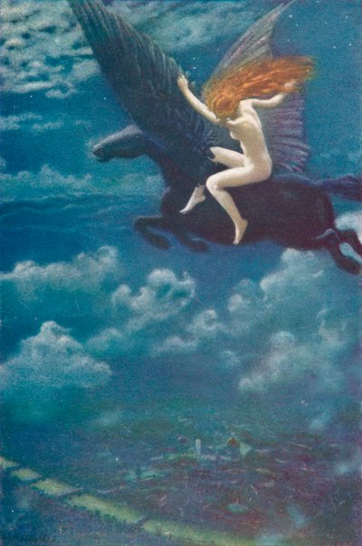 Dream Idyll A Valkyrie, 1902, 1905 by Edward Robert Hughes