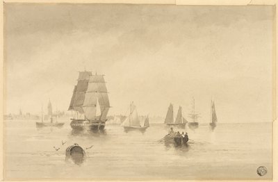 Rye - South Coast Near Hastings by Edward William Cooke