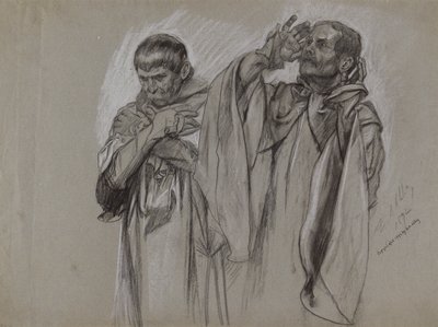 Figure Study by Edwin Austin Abbey