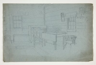 Interior Study by Edwin Austin Abbey