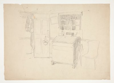 Interior Study by Edwin Austin Abbey