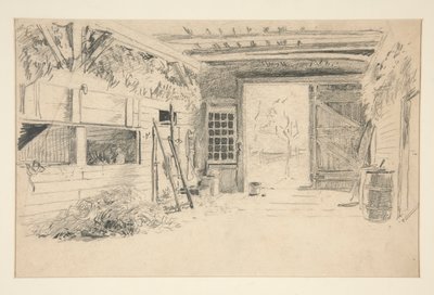 Interior Study by Edwin Austin Abbey