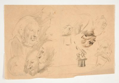 Sheet of Sketches by Edwin Austin Abbey