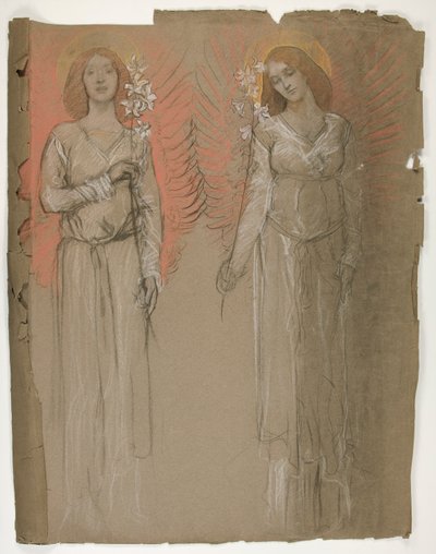 Two Angels by Edwin Austin Abbey