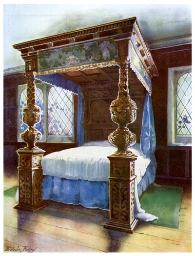 The Littlecote bedstead, 1910 by Edwin Foley