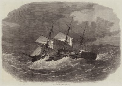 HMS Captain, lately lost at Sea by Edwin Weedon