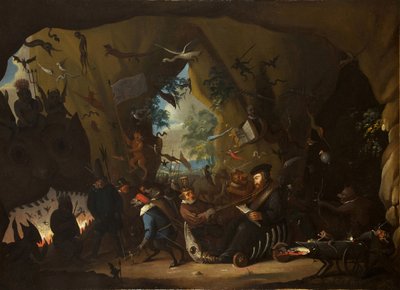 Calvin in Hell by Egbert van Heemskerk the Younger