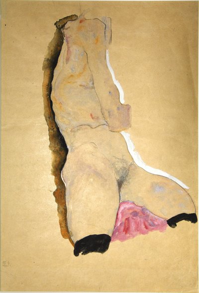 Female Torso by Egon Schiele