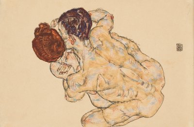 Man and Woman by Egon Schiele