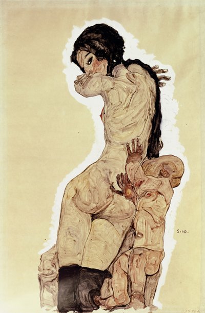 Mother and Child, 1910 by Egon Schiele