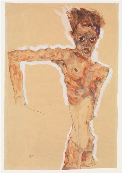 Self-Portrait, 1911 by Egon Schiele