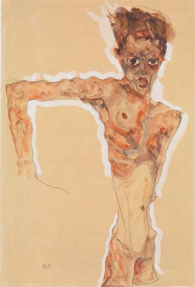 Self-Portrait by Egon Schiele