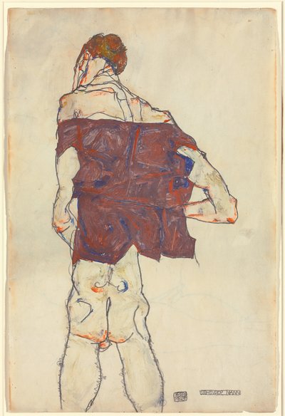 Standing Man by Egon Schiele