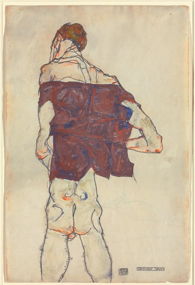 Standing Man by Egon Schiele