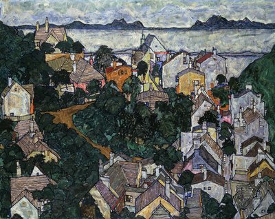 Summer Landscape by Egon Schiele