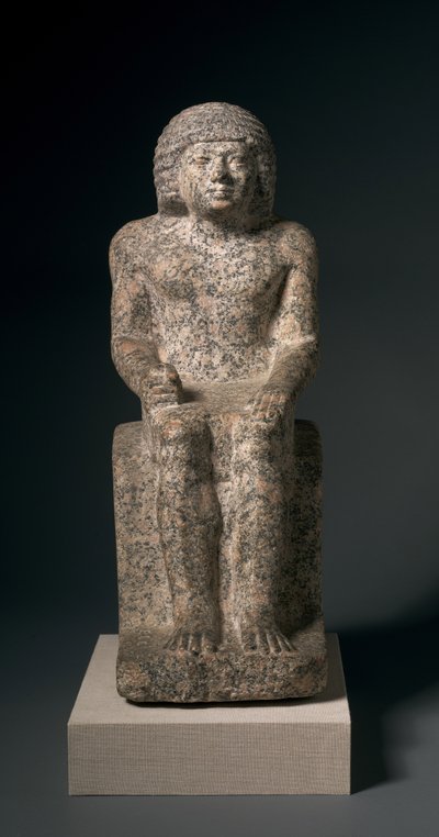 Seated Statue of Nykara, 2408-2377 BC by Egyptian 5th Dynasty