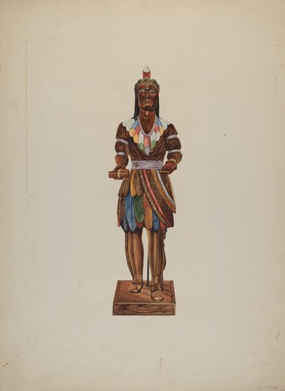 Cigar Store Indian by Einar Heiberg