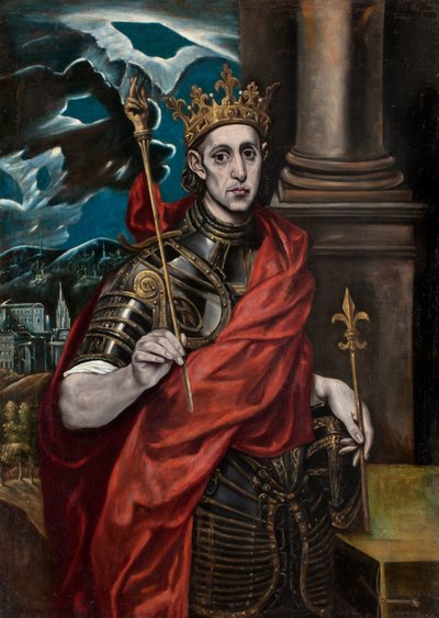 Saint Louis IX of France by El Greco