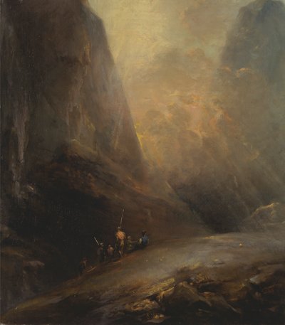 Mountain Landscape with Banditti by Elias Martin