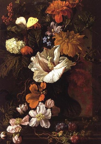 Still Life of Flowers by Elias van den Broeck