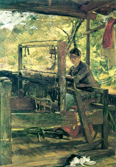 The Weaver, Tennessee, c.1885 by Elizabeth Nourse