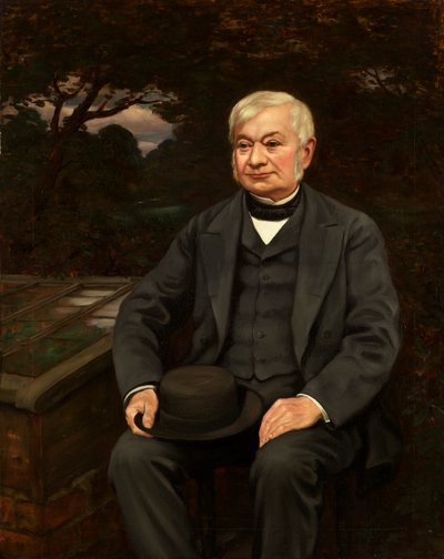 Portrait of Joseph Livesey by Elliott Seabrooke