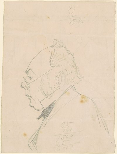 Profile of a Man by Emanuel Gottlieb Leutze