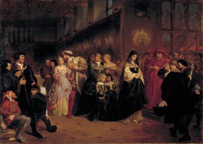The Courtship of Anne Boleyn by Emanuel Gottlieb Leutze