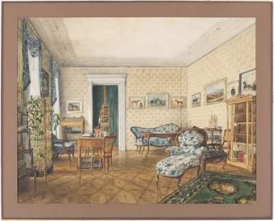 Drawing Room of a Sportsman by Emanuel Stöckler