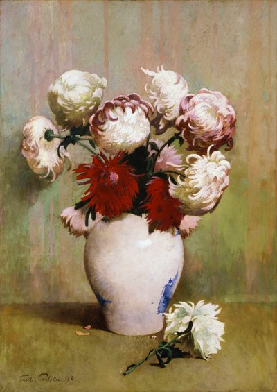 Chrysanthemums by Emil Carlsen