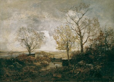 Autumn Landscape by the River by Emil Jakob Schindler