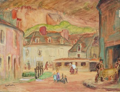 The Tanneries in Falaise, Normandy by Emile Othon Friesz