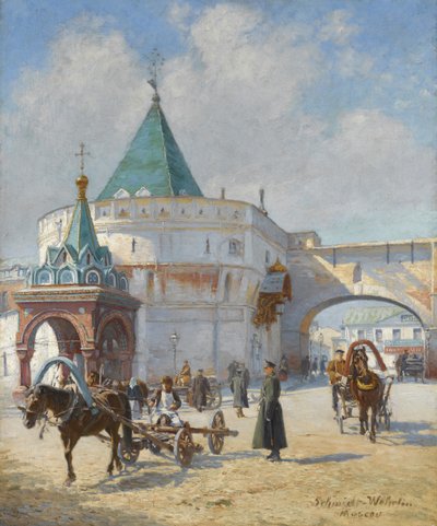 View of Moscow by Émile Schmidt Wehrlin