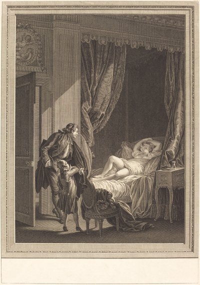 The Morning by Emmanuel Jean Nepomucène de Ghendt after Pierre Antoine Baudouin