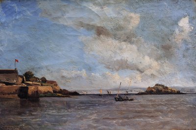 Douarnenez, Marine (August 1865) by Emmanuel Lansyer