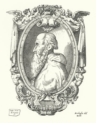 Pietro Bembo, Italian scholar, poet and cardinal by Enea Vico