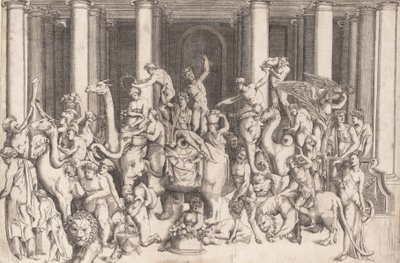 The Indian Triumph of Bacchus by Enea Vico.