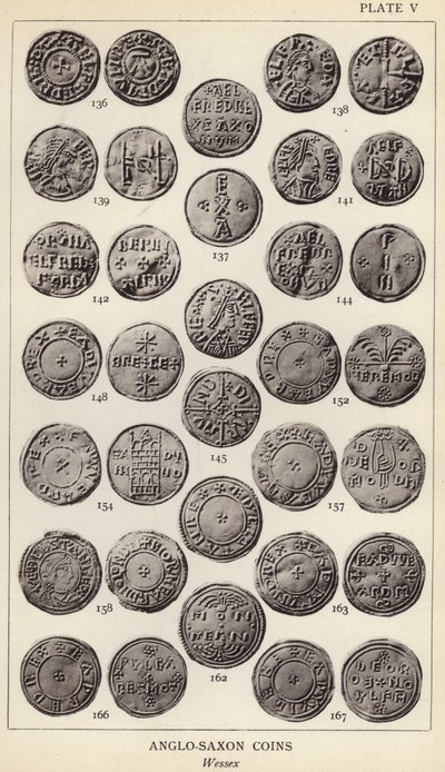 Anglo Saxon Coins, Wessex by English Photographer