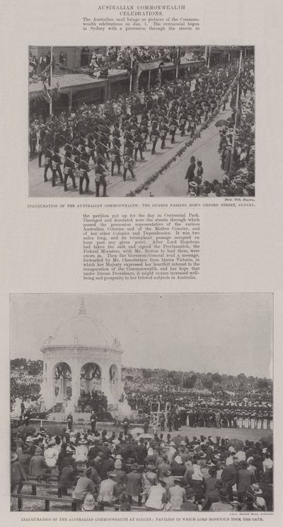 Australian Commonwealth Celebrations by English Photographer