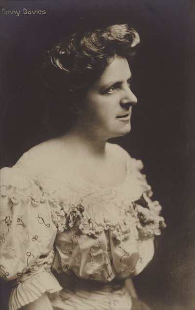 Fanny Davies by English Photographer