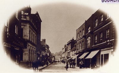 Godalming High Street, Surrey, c.1900 by English Photographer