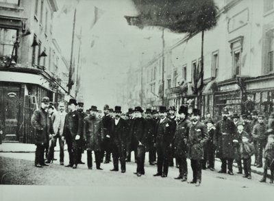 Hare Street: opening of Woolwich ferry, 1889 by English Photographer