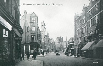 Heath Street in Hampstead by English Photographer