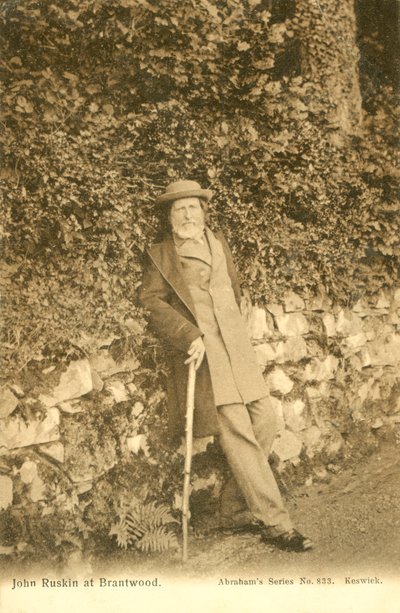 John Ruskin, at Brantwood by English Photographer