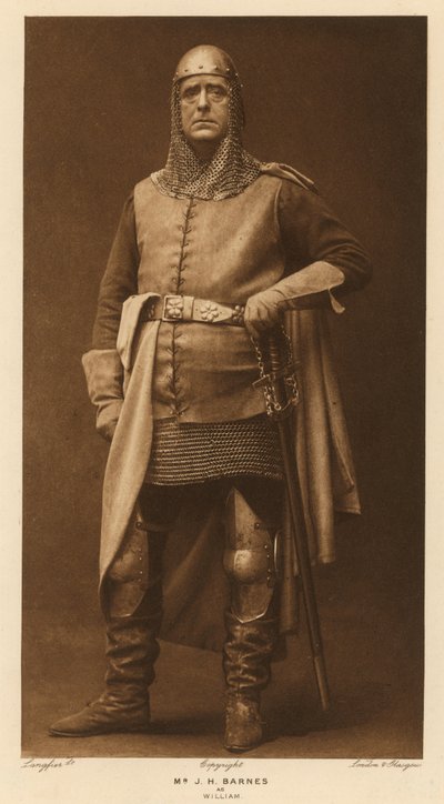 Mr J H Barnes as William by English Photographer