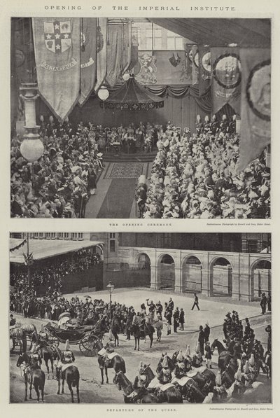 Opening of the Imperial Institute by English Photographer