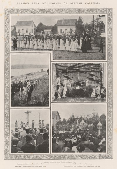 Passion Play by Indians of British Columbia by English Photographer